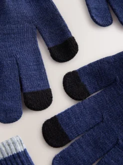 Bleu marine - Magic Gants 3 paquets (3-16ans)