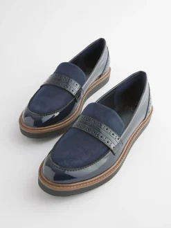 Bleu marine - Mocassins Brogue Forever Comfort®