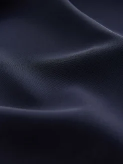 Bleu marine - Pantalon ample à dos élastique