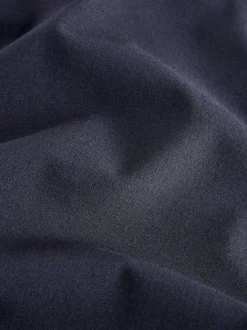 Bleu marine - Pantalon bootcut habillé avec laine