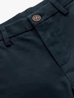 Bleu marine - Pantalon chino extensible (3-17ans)