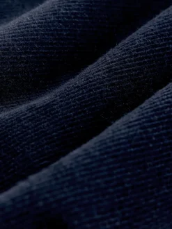 Bleu marine - Pantalon skinny en velours côtelé