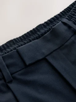 Bleu marine - Pantalons Coupe ajustée Extensible avec cordon de serrage interne