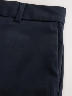 Bleu marine - Pantalons slim habillés en laine
