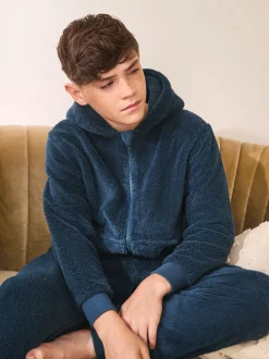 Bleu marine - Polaire All-In-One (3-16ans)