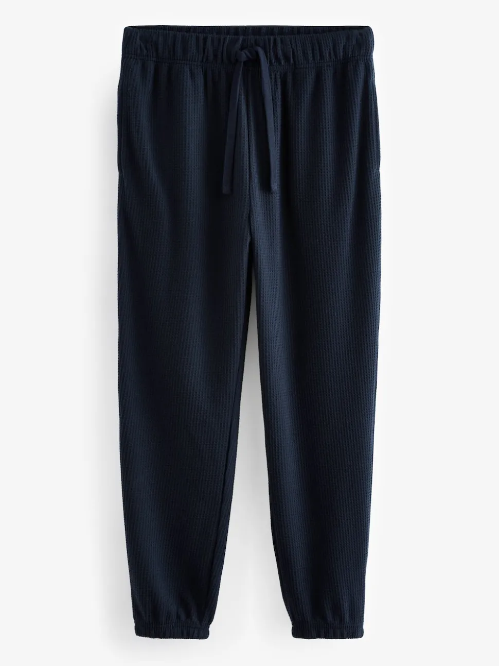 Bleu marine - Pyjama doux Gaufré Manches longues