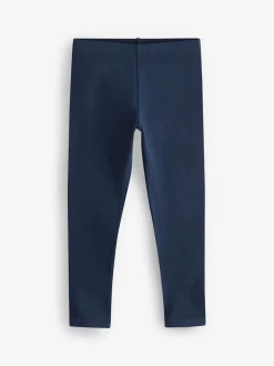 Bleu marine / Rose / Vert sauge / Bleu jean - Lot de 5 leggings (3-16ans)
