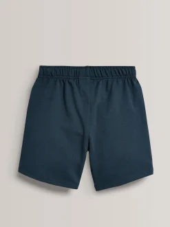 Bleu marine - 100{Short d'école en jersey de coton (3-16ans)