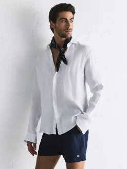 Bleu marine - Short de bain Motion-Flex 5 pouces