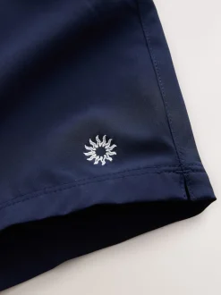 Bleu marine - Short de bain Motion-Flex 5 pouces