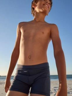 Bleu marine - Short de bain extensible (3-16ans)
