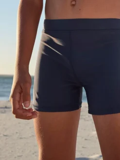 Bleu marine - Short de bain extensible (3-16ans)