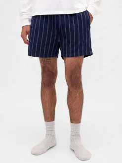 Bleu marine - Shorts Boxers Pyjamas Gap Matching Family en flanelle douce