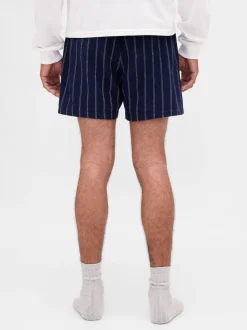Bleu marine - Shorts Boxers Pyjamas Gap Matching Family en flanelle douce