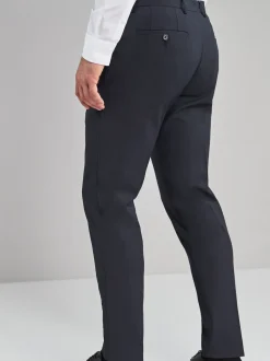 Bleu marine - Skinny Fit (Skinny Fit) - Pantalon intelligent stretch