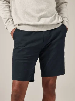 Bleu marine - Slim Fit (Slim Fit) - Short chino stretch