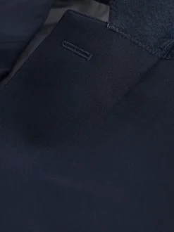 Bleu marine - Slim Fit (Slim Fit) - Veste de costume Essential