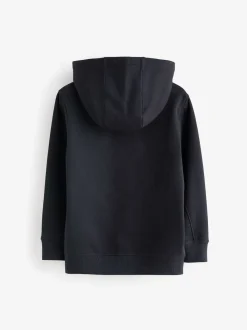 Bleu marine - Sweat à capuche zippé (3-16ans)