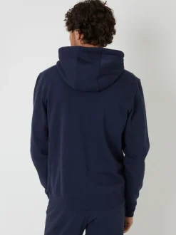 Bleu marine - Sweat à capuche Threadbare