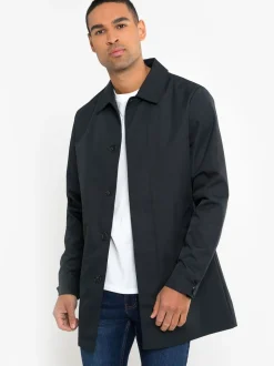 Bleu marine - Threadbare Manteaux long imperméable