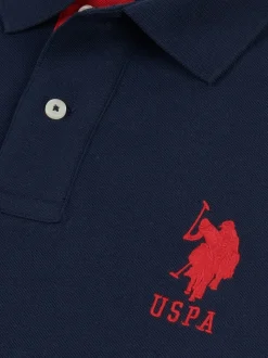 Bleu marine - U.S. Polo Assn. Coupe classique Mens Player 3 Pique 100% Cotton Polos
