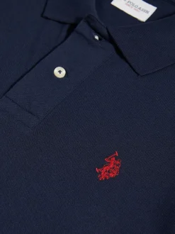 Bleu marine - U.S. Polo Assn. Coupe classique Pique 100% Coton Polos