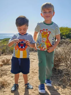 Bleu marine & Vert kaki - LotJojo Maman Bébé Cargos % Cotton Survêtement 100 2