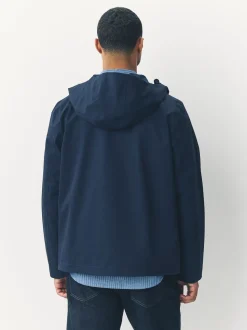 Bleu marine - Veste à capuche imperméable DryTech