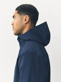 Bleu marine - Veste à capuche imperméable DryTech