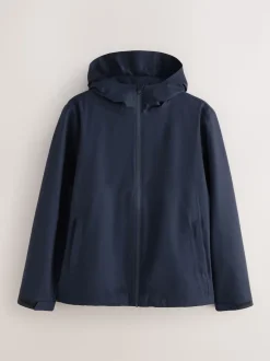 Bleu marine - Veste à capuche imperméable DryTech