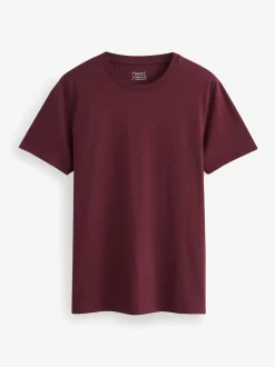 Bleu marine/ Bleu sarcelle/ Blanc/ Noir/ Vert/ bordeaux - Ajustement régulier - Lot de t-shirts essentiels en coton 6