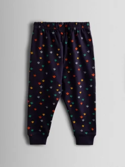 Bleu marine dinosaure - Pyjama JoJo Maman Bébé en jersey douillet