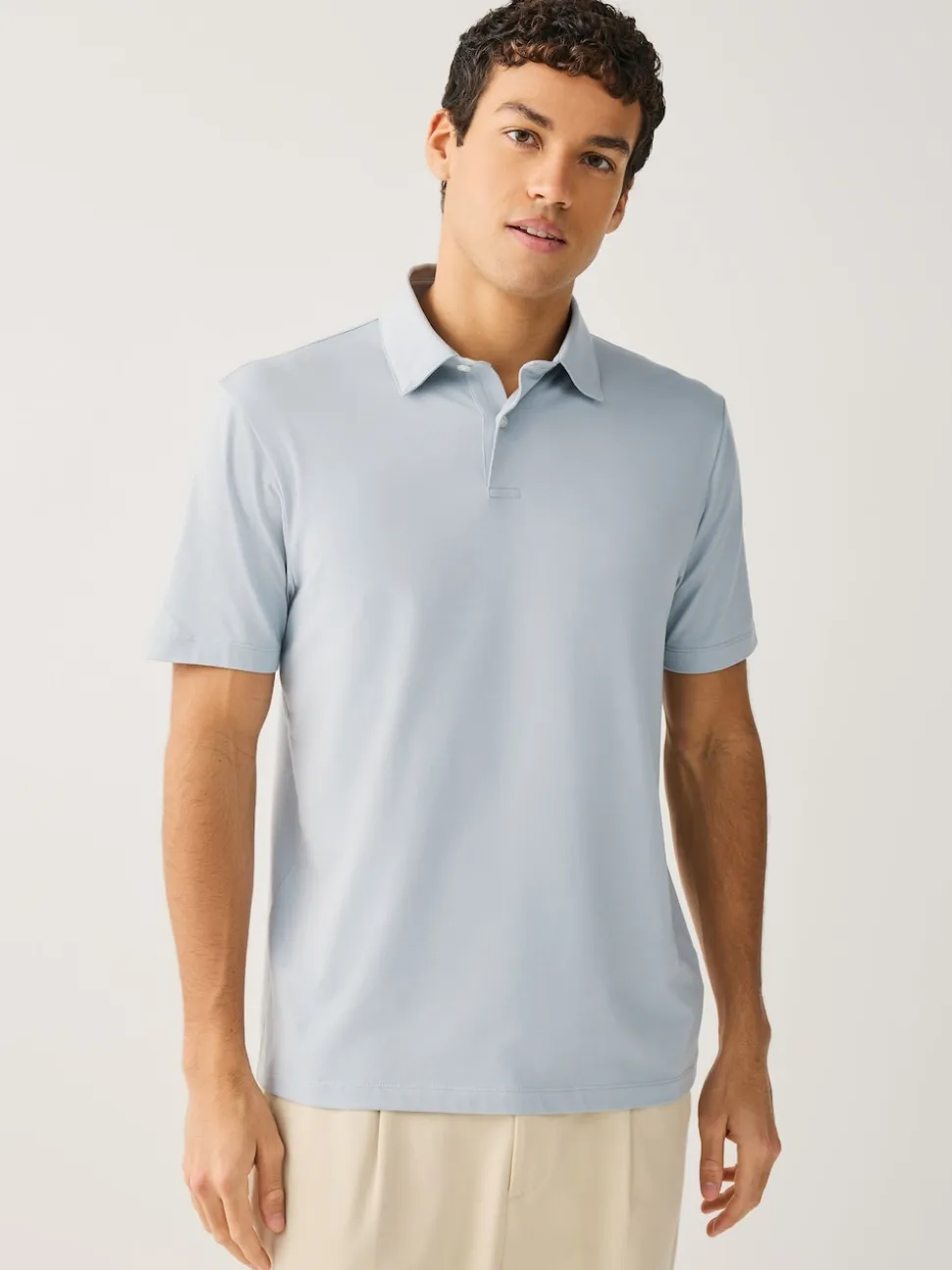 Bleu marine géométrique - Polo en jersey Manches courtes 3 Pack