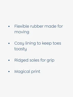 Bleu marine motif licorne - Bottes de pluie courtes confortables à imprimé JoJo Maman Bébé