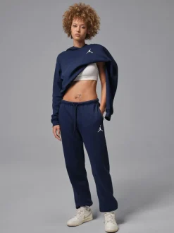 Bleu marine nocturne - Sweat à capuche Nike Jordan en polaire à enfiler