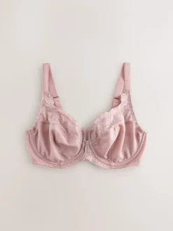 Bleu marine/baie/rose - LotDD de soutiens-gorge à armatures à armatures sans rembourrage en dentelle 3