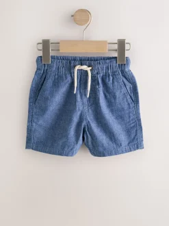 Bleu marine/Beige Sable/Chambray bleu - Short à enfiler 3 Pack (3mois-7ans)
