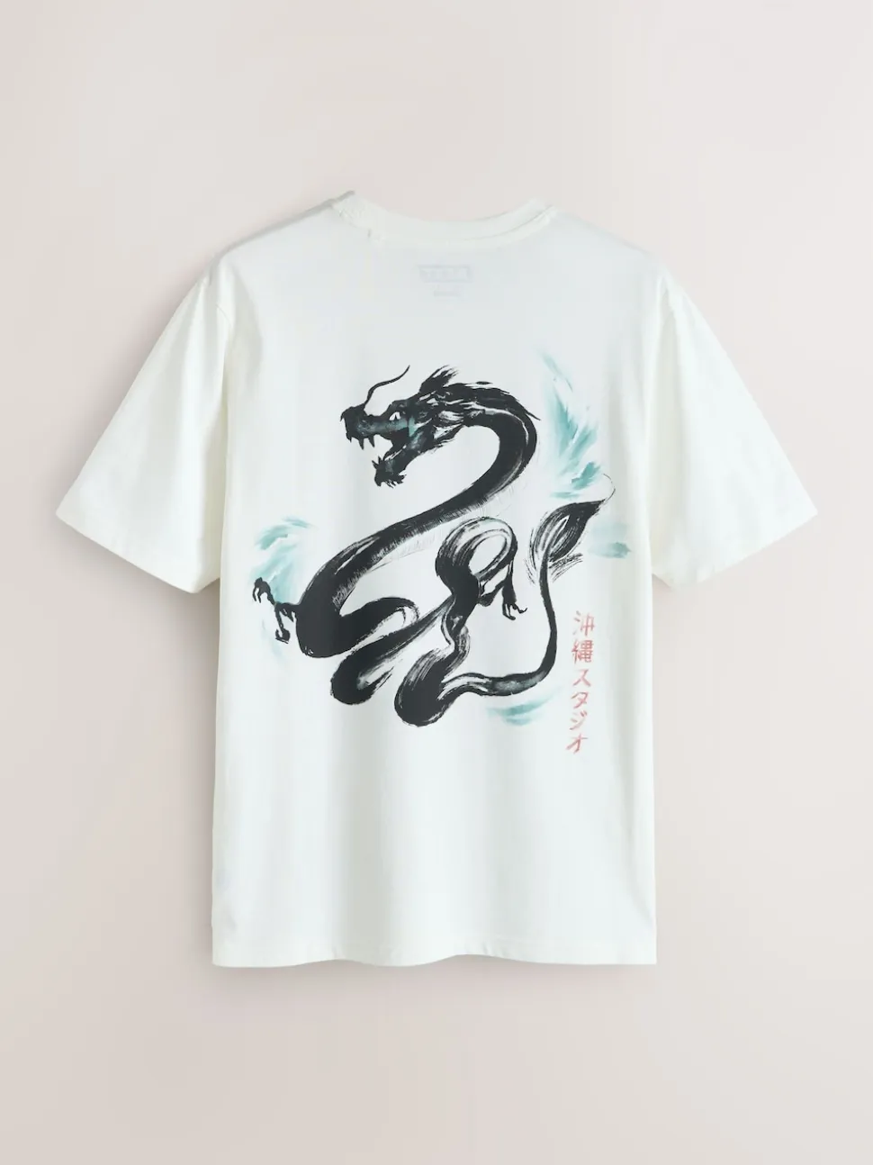 Bleu marine/Blanc Écru/Bleu canard - Ajustement régulier - T-shirt Graphic Imprimé 3 Pack