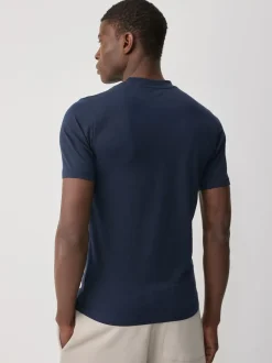 Bleu marine/blanc/noir - Lot de 3 t-shirts Muscle Fit Essential