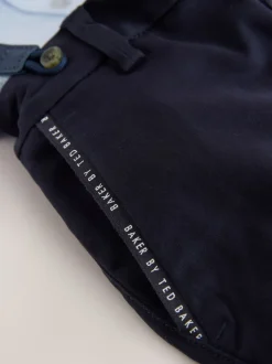 Bleu marine/bleu - Ensemble Baker by Ted Baker : Chemise, Pantalons et Bretelles