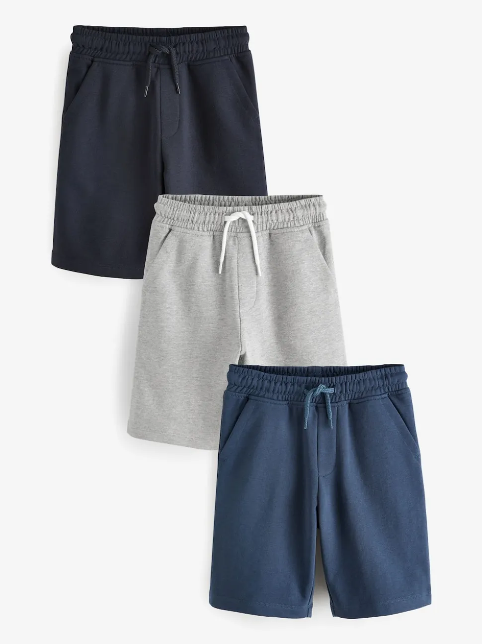Bleu marine/bleu/gris - Shorts basiques 3 Lot de (316ans)
