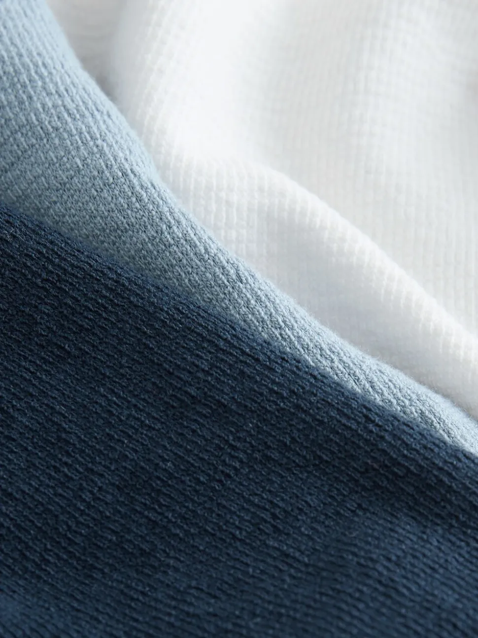 Bleu marine/bleu/pierre - T-shirts à manches courtes à col Henley Lot de 3 (3mois7ans)