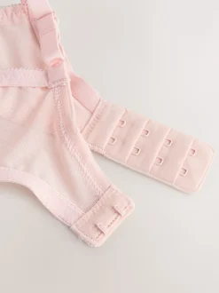 Bleu marine/Crème Fleuri - Soutien-gorge à bonnets entiers sans coussinets