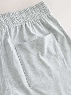 Bleu marine/gris - Pyjama en jersey Short 3 Lot