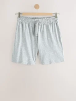 Bleu marine/gris - Pyjama en jersey Short 3 Lot
