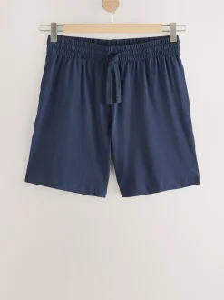 Bleu marine/gris - Pyjama en jersey Short 3 Lot