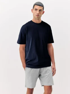 Bleu marine/Gris/Bleu - Ensemble pyjama short en jersey 3 Pack