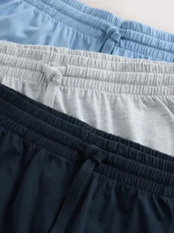 Bleu marine/Gris/Bleu - Ensemble pyjama short en jersey 3 Pack