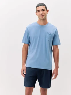 Bleu marine/Gris/Bleu - Ensemble pyjama short en jersey 3 Pack