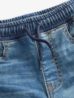 Bleu millésimé moyen - Jeans extensibles à taille élastique (3-16ans)